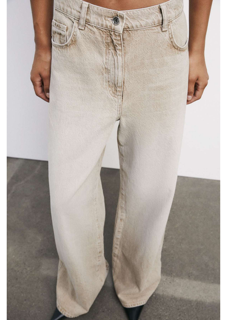 Jeans Wide Patrizia Pepe da Donna - Avorio