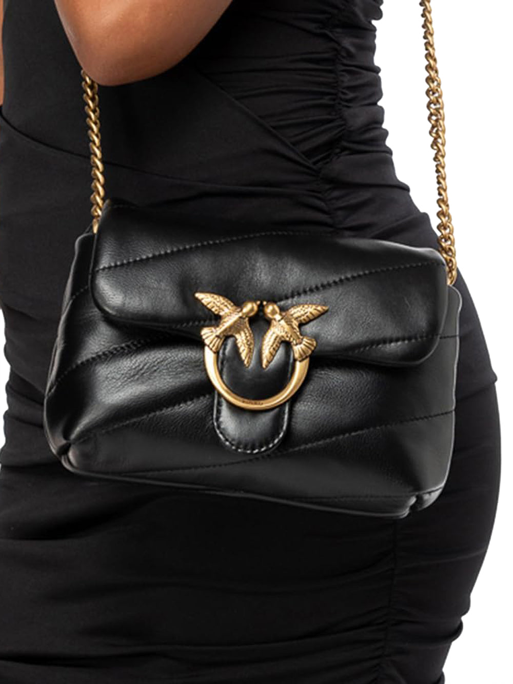 PINKO Borsa Donna Mod. 100040 A0F2 Z99Q Nero