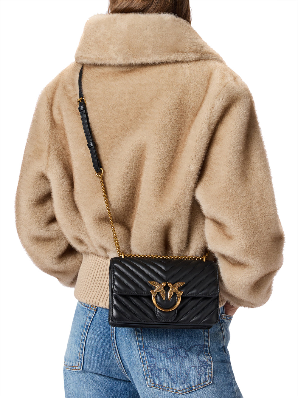 Pinko Borsa Donna Mod. 100074 A0GK Z99Q Nero