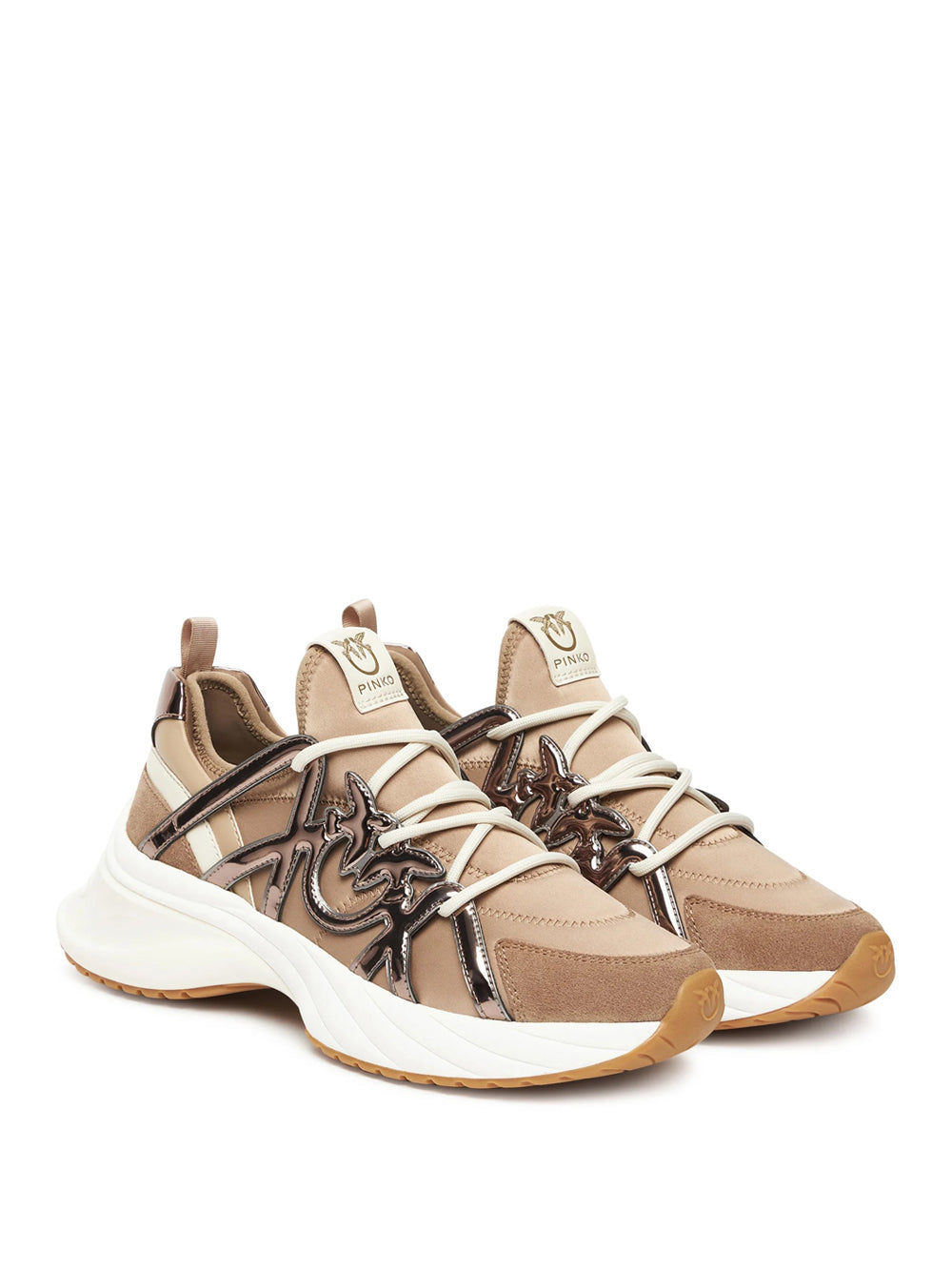 Sneakers Pinko Ariel da Donna - Marrone