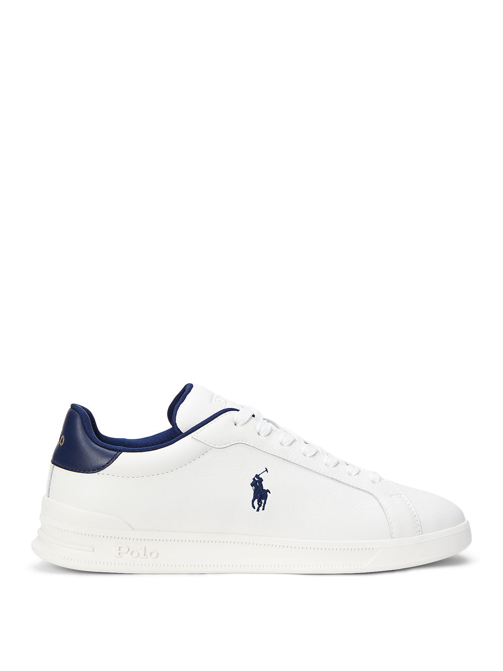 Sneakers Ralph Lauren Low Top Lace da Uomo - Bianco