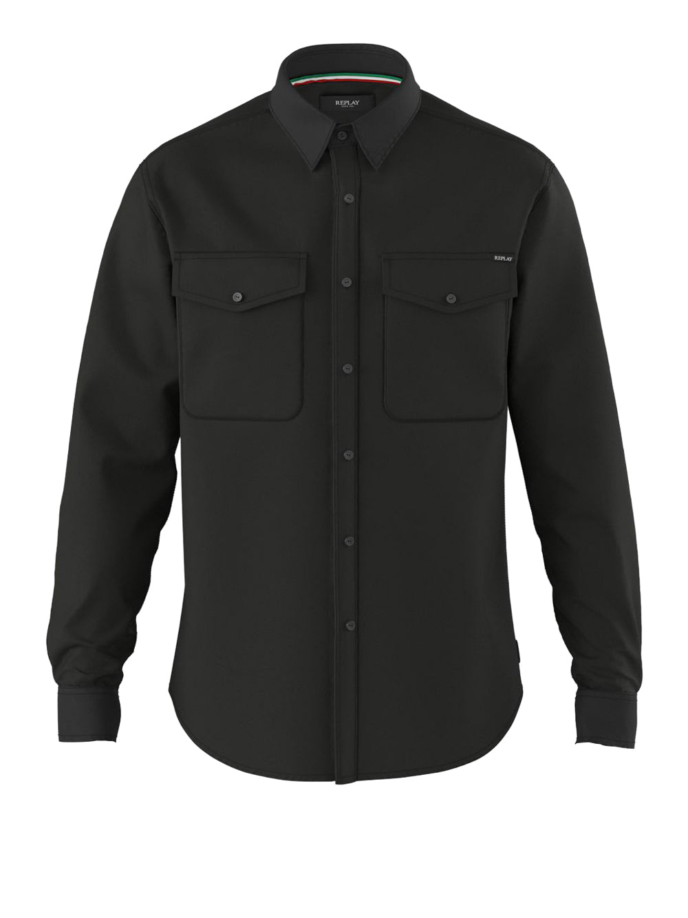 Camicia Casual Replay da Uomo - Nero