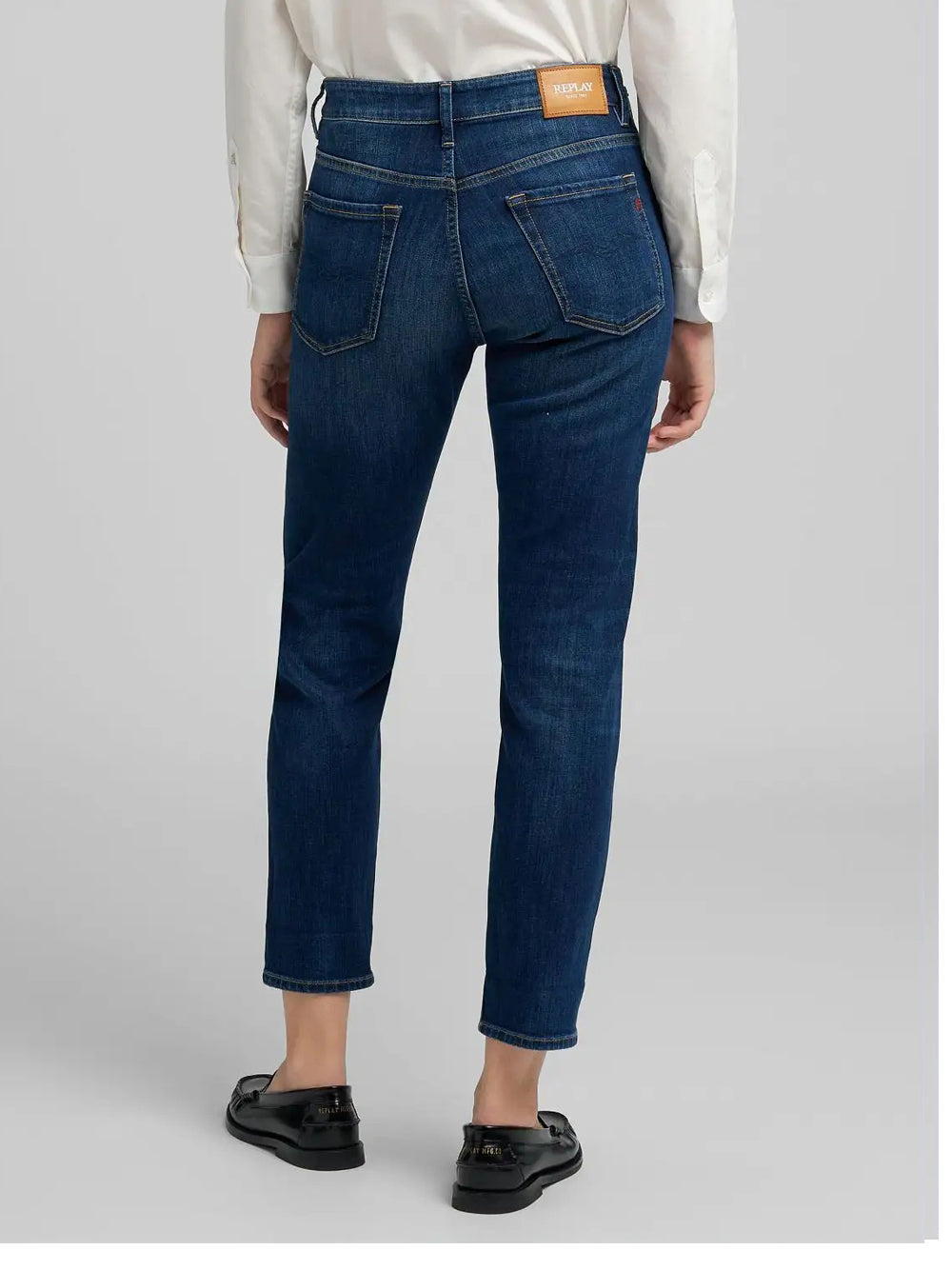 Jeans Boyfriend Replay da Donna - Denim