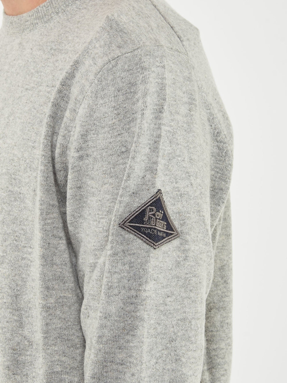 Pullover Roy Rogers Crew Neck da Uomo - Grigio