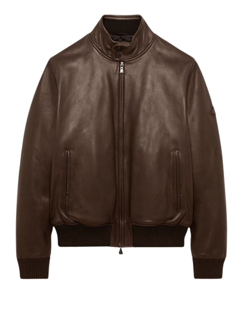 Giubbino di Pelle Roy Rogers Barracuda da Uomo - Marrone