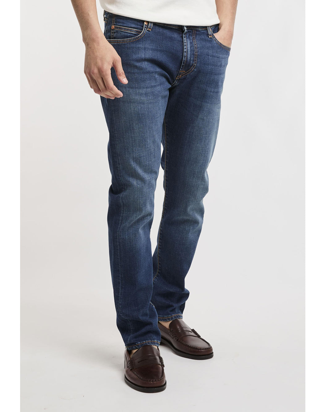 Jeans Slim Roy Rogers 527 da Uomo - Denim