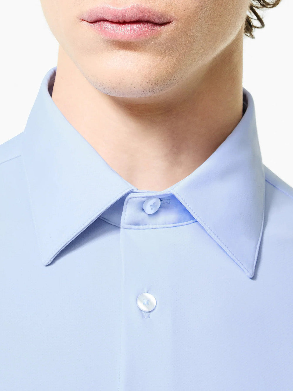 Camicia Classica Rrd Oxford da Uomo - Celeste