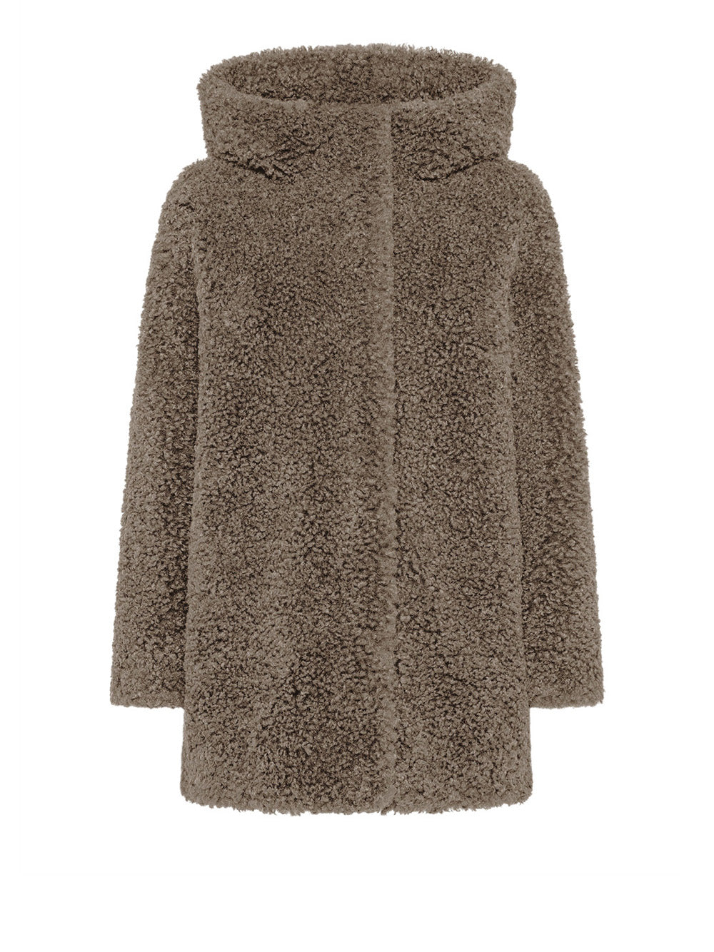 Cappotto Rrd Lamb da Donna - Marrone