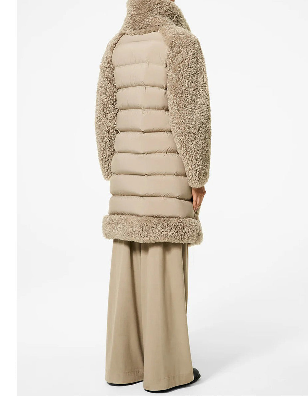 Cappotto Rrd Lamb da Donna - Marrone