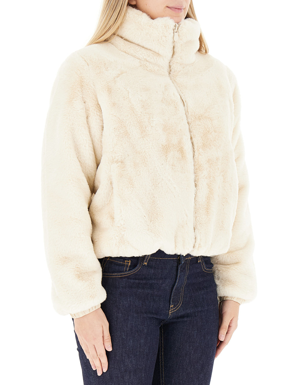 Pelliccia Save The Duck Jeon Rev da Donna - Avorio