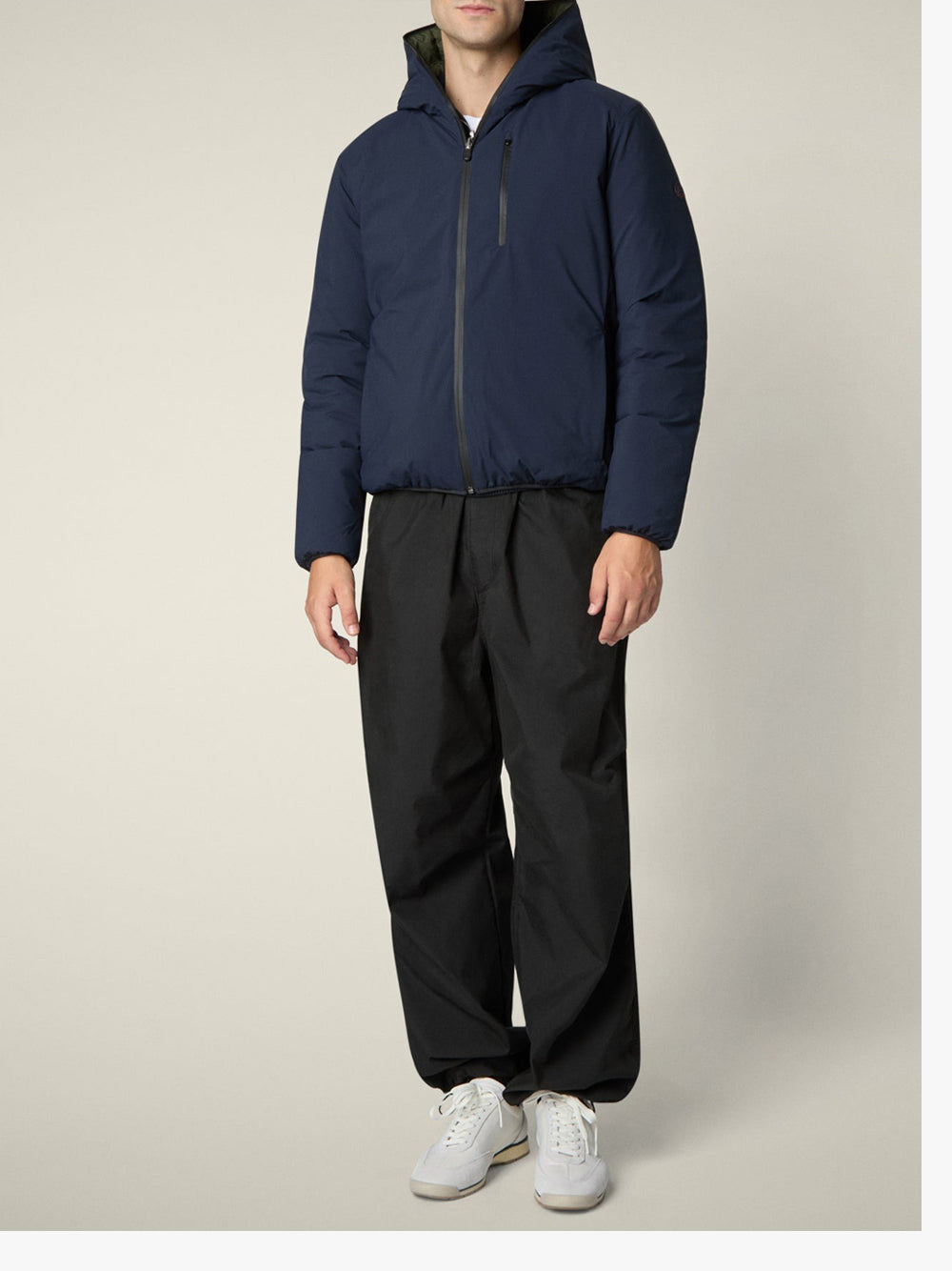 Giubbotto Save The Duck Ezra Rev da Uomo - Verde Blu