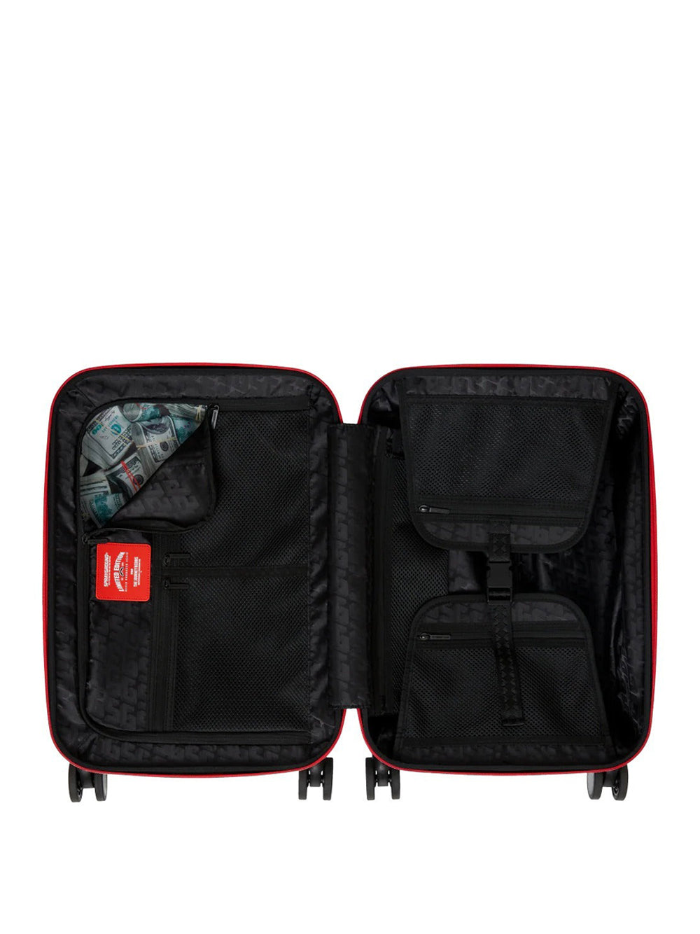 Trolley Sprayground Printed Zipper Shark Unisex - Nero