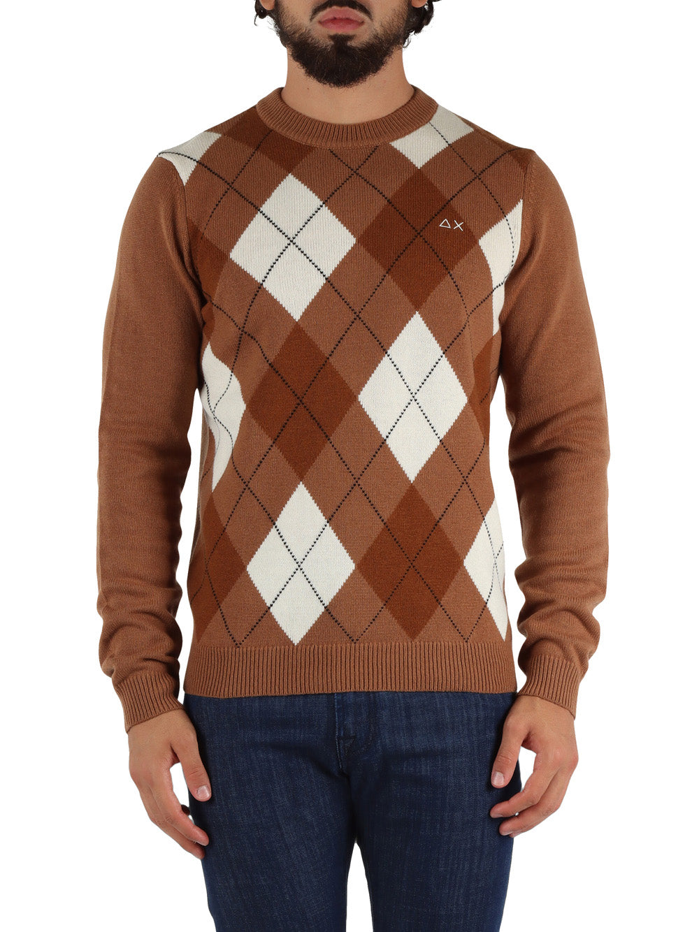 Pullover Sun68 da Uomo - Marrone