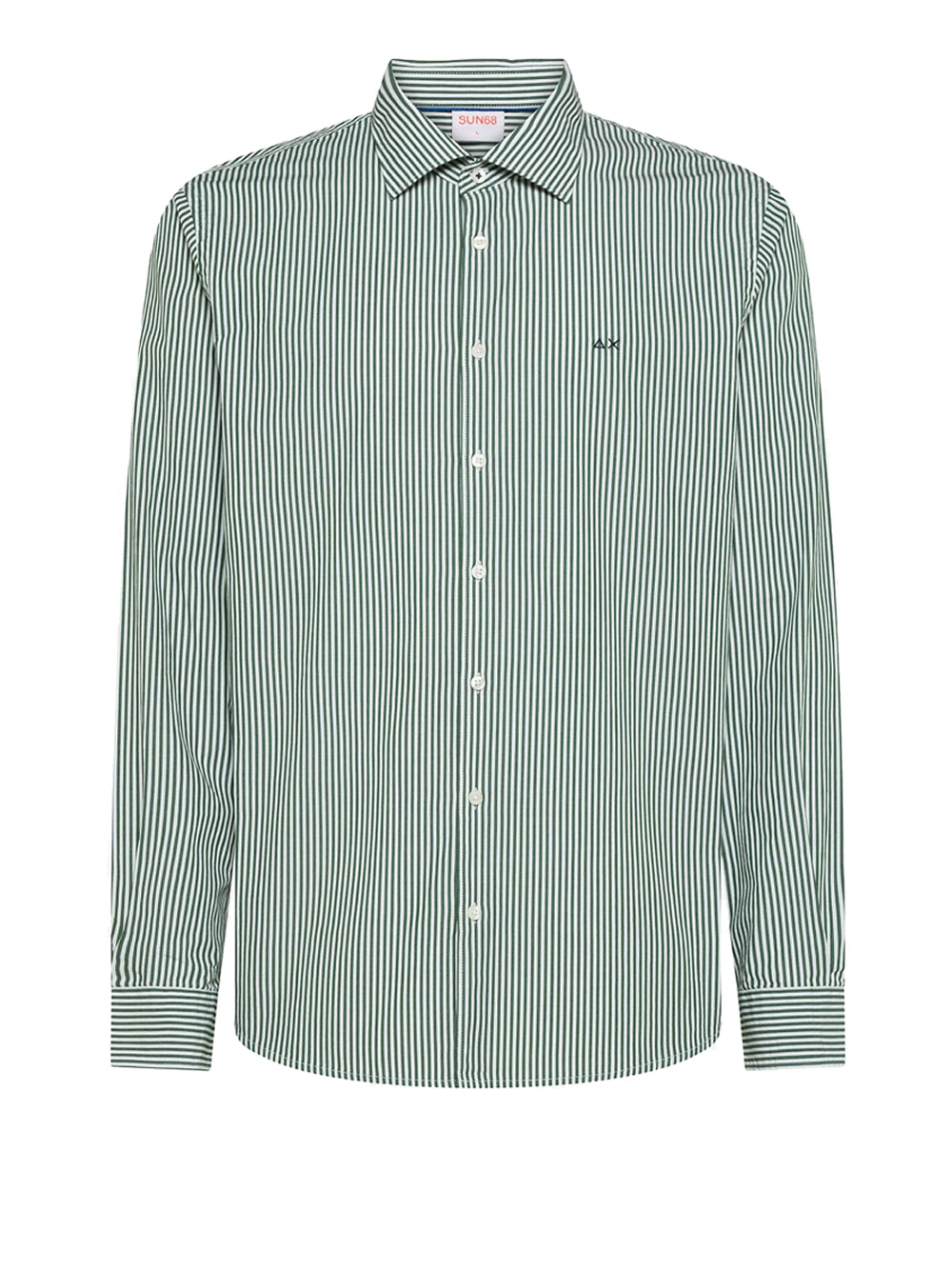 Camicia Classica Sun68 da Uomo - Verde