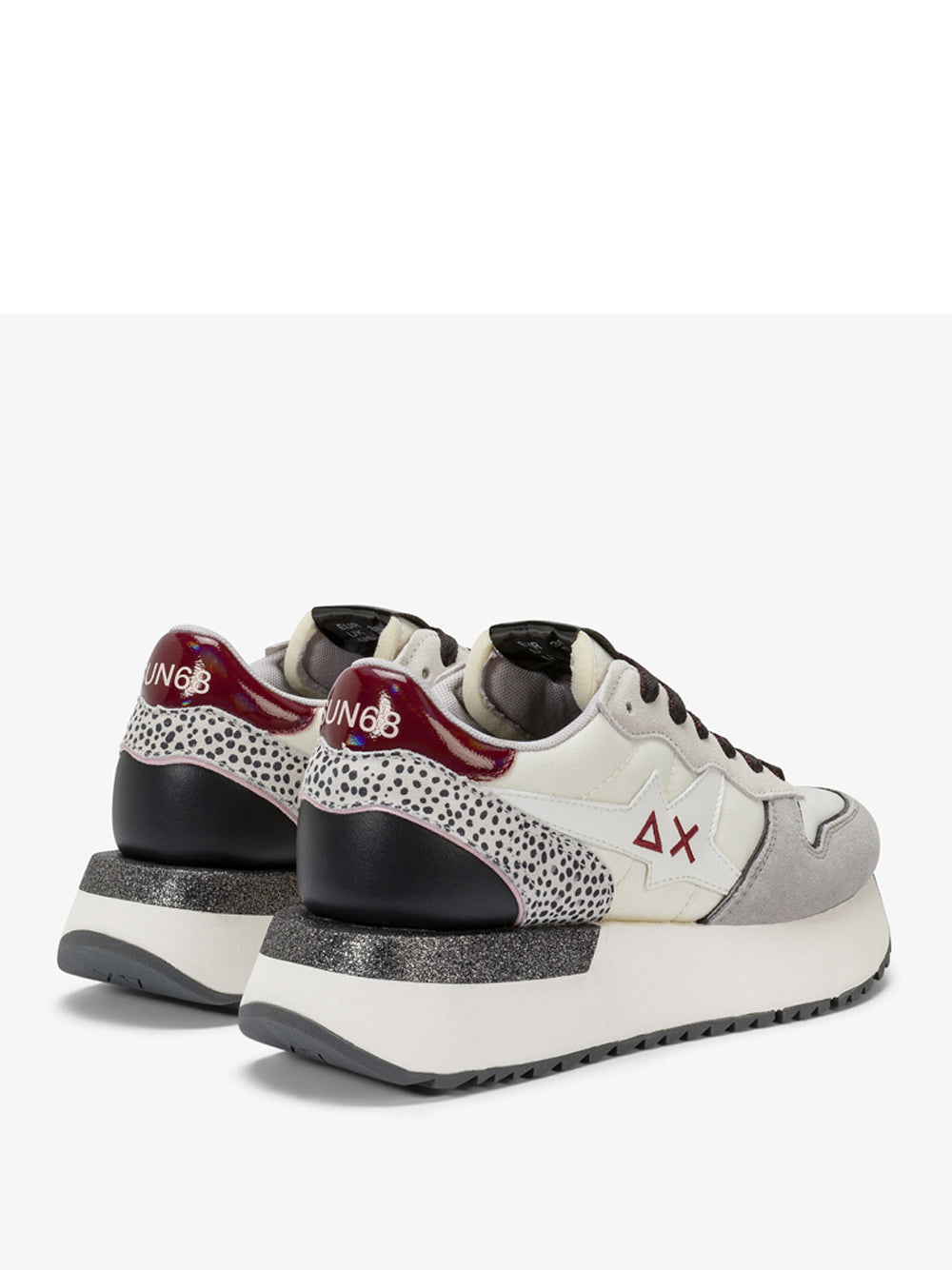 Sneakers Sun68 Big Stargirl da Donna - Bianco