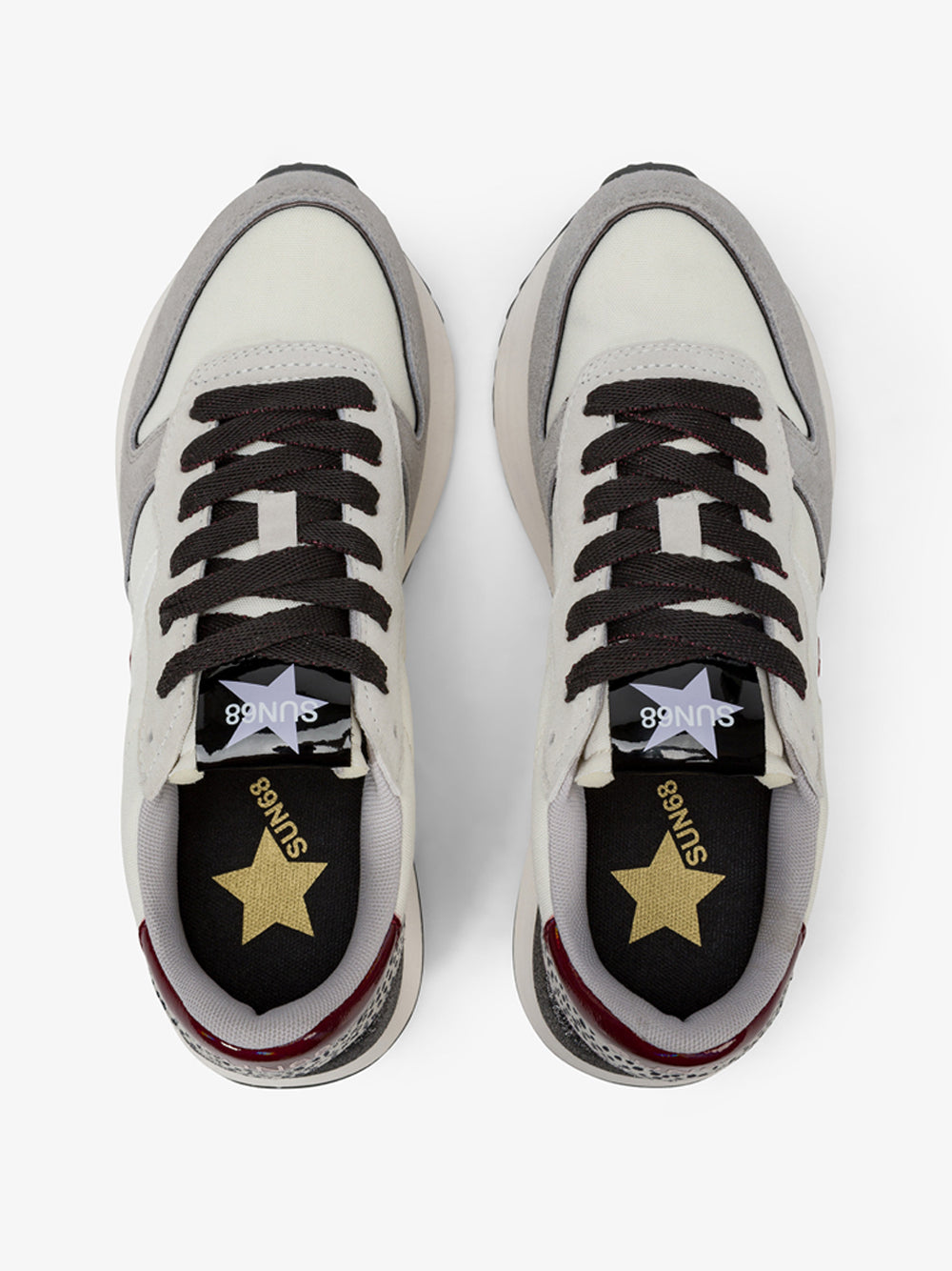 Sneakers Sun68 Big Stargirl da Donna - Bianco