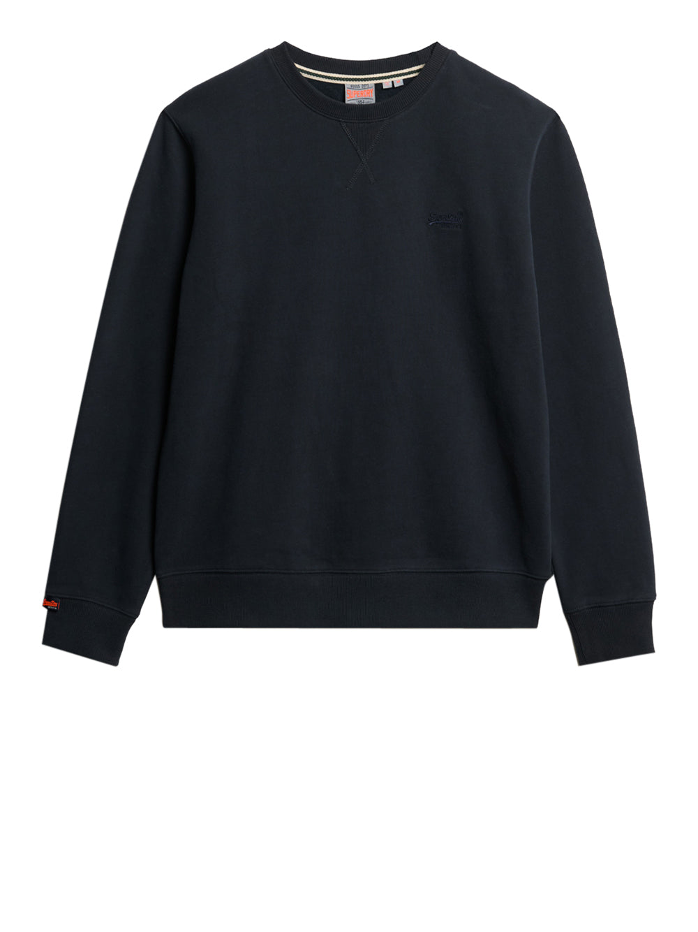Felpa Superdry Essential Logo Crew da Uomo - Blu