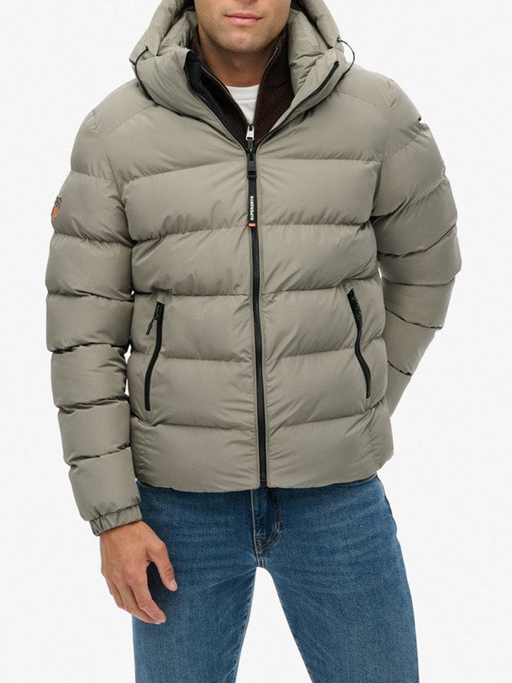Piumino Superdry Sports Puffer da Uomo - Verde