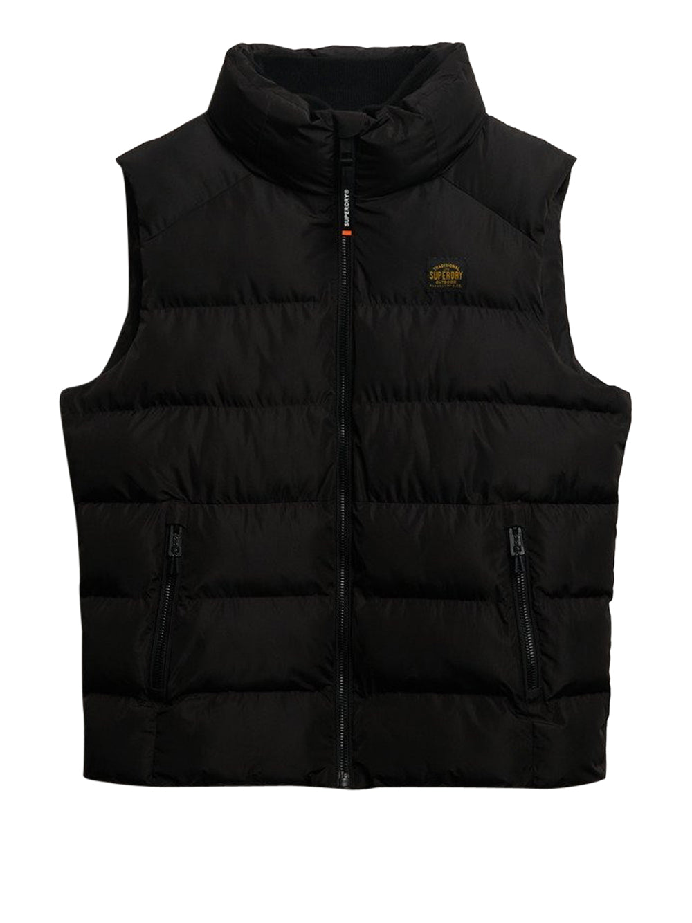 Smanicato Superdry Sports Puffer da Uomo - Nero