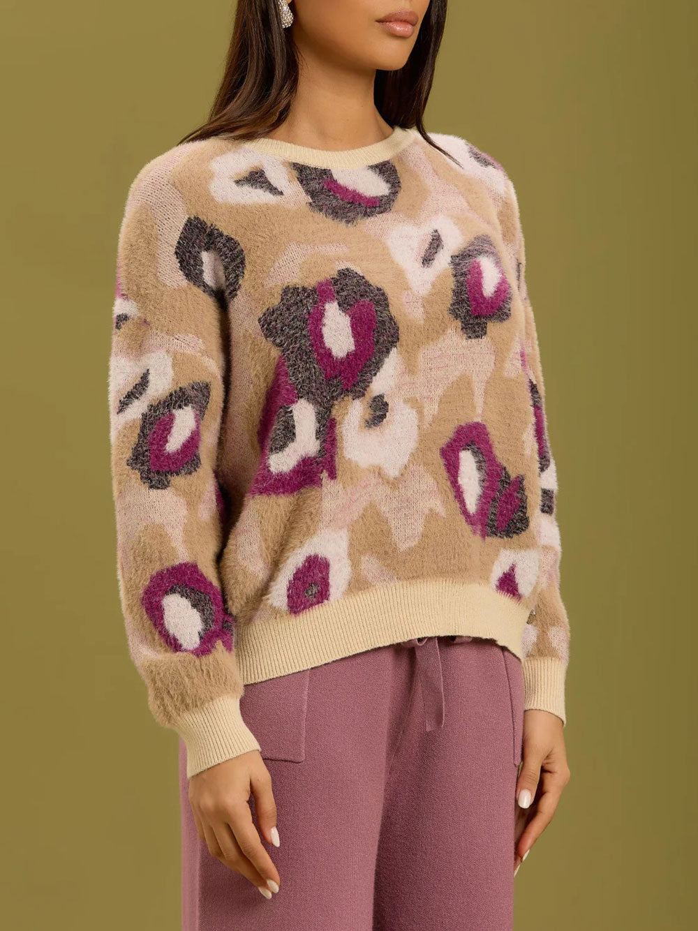Pullover Take Two da Donna - Beige