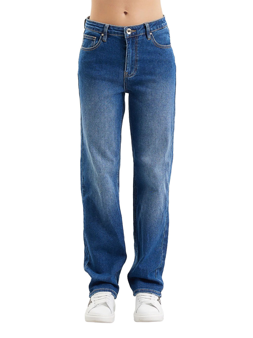 Jeans Regular Take Two Alba da Donna - Denim