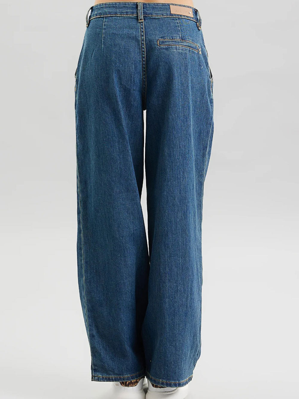 Jeans Wide Take Two Rosa da Donna - Denim