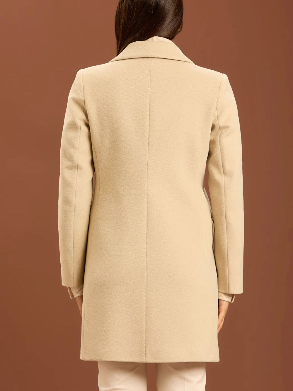 Cappotto Take Two Baronetto da Donna - Beige