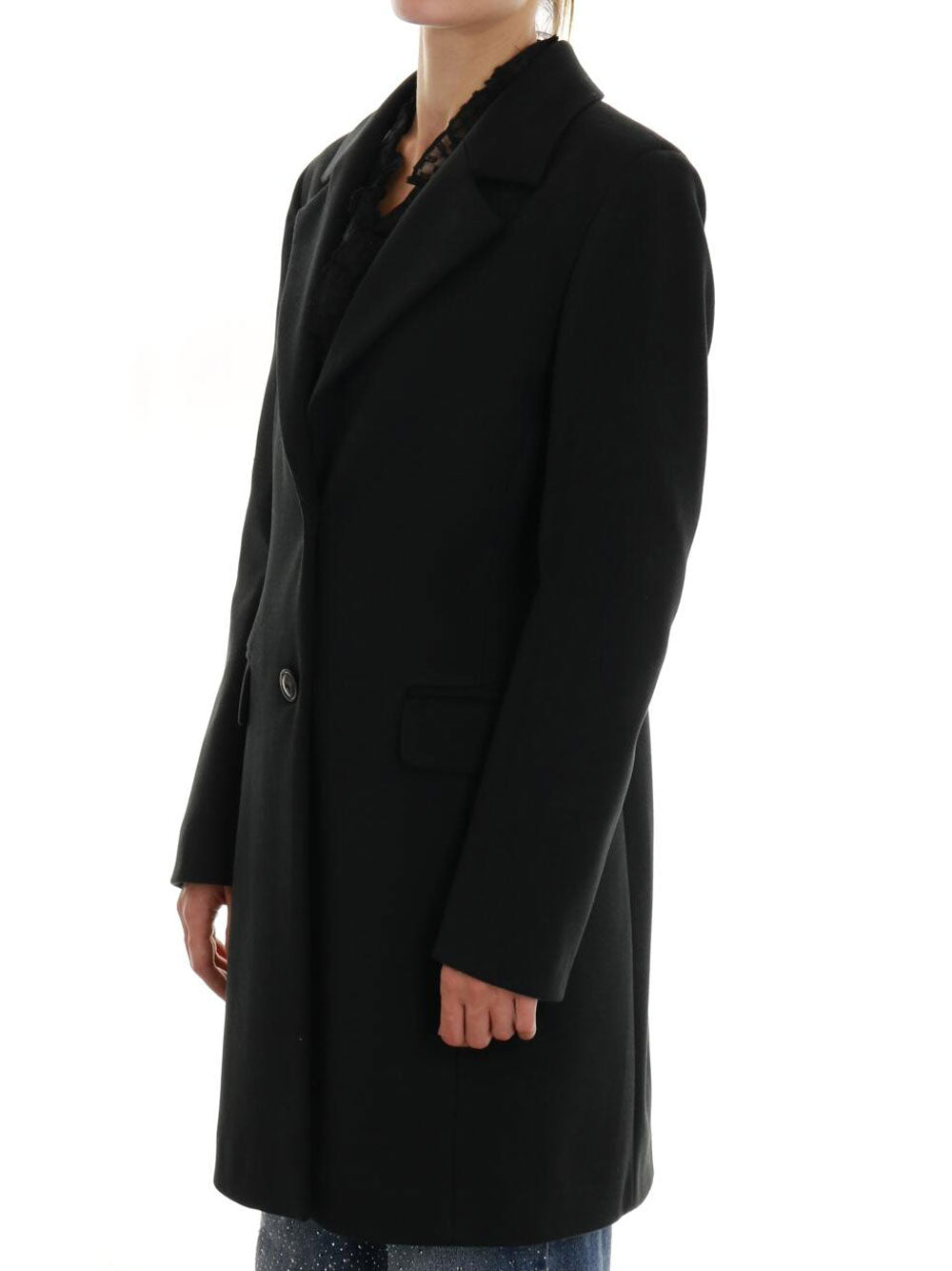 Cappotto Take Two Baronetto da Donna - Nero