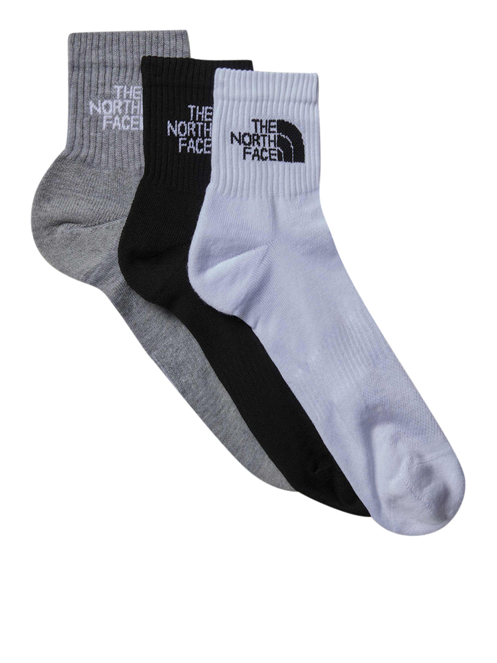 Calzini The North Face Cush Quarter 3P Unisex - Multicolore Nero
