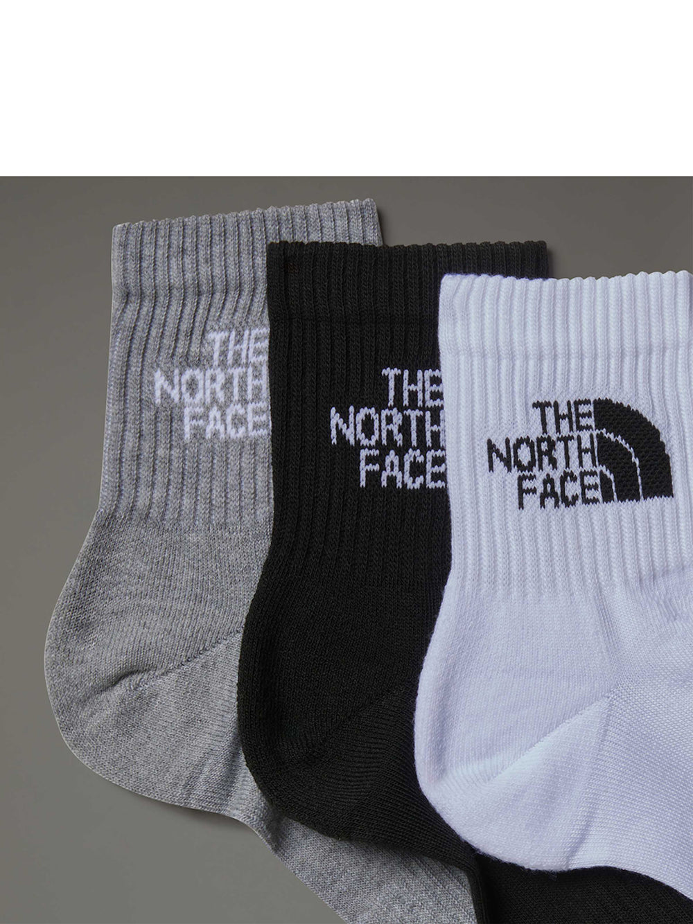 Calzini The North Face Cush Quarter 3P Unisex - Multicolore Nero