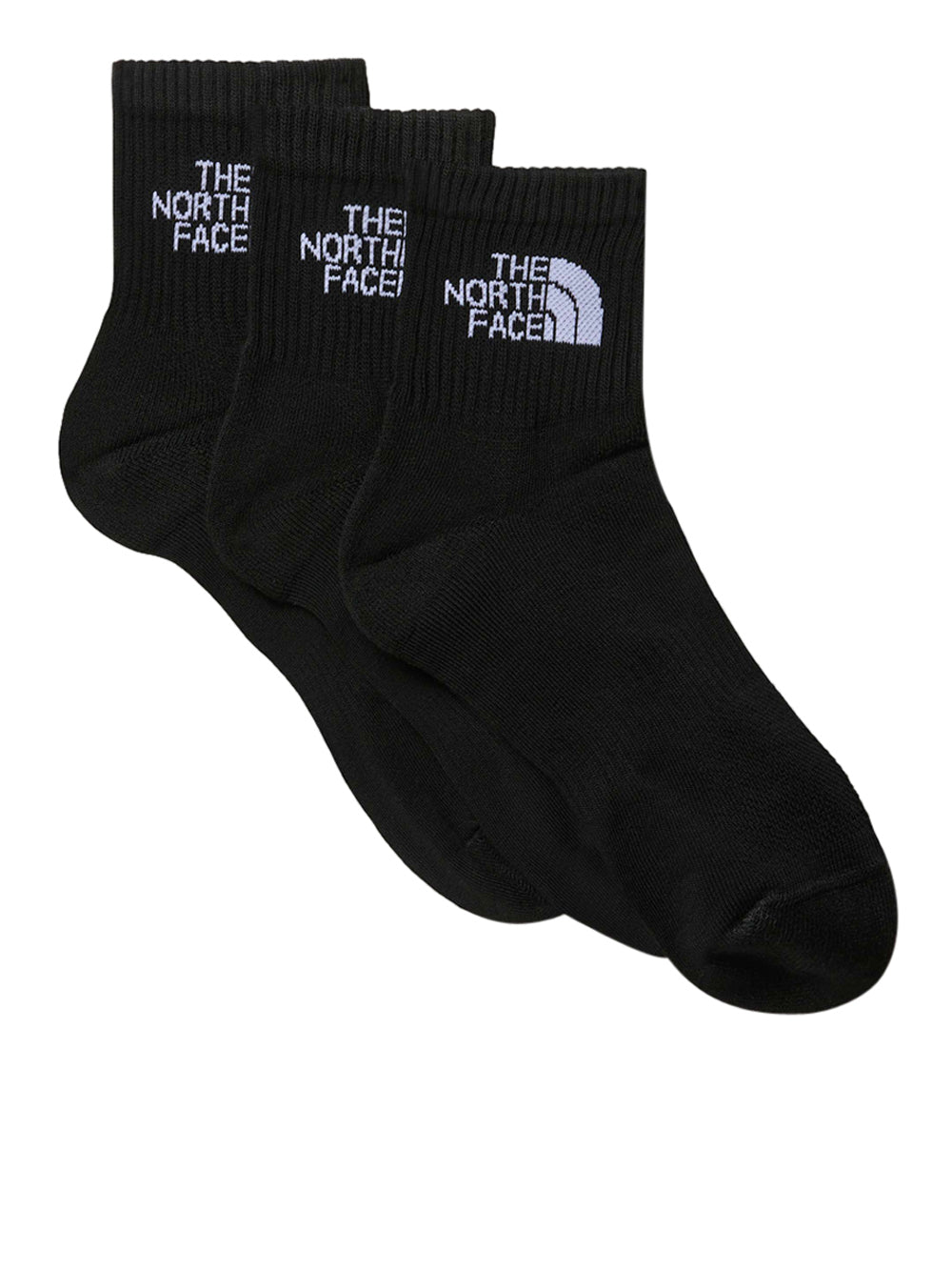 Calzini The North Face Cush Quarter 3P Unisex - Nero
