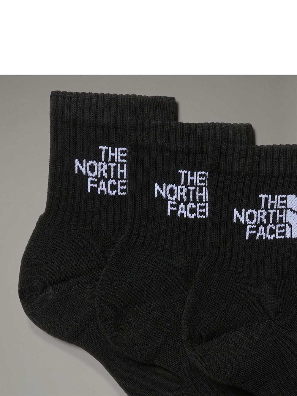 Calzini The North Face Cush Quarter 3P Unisex - Nero