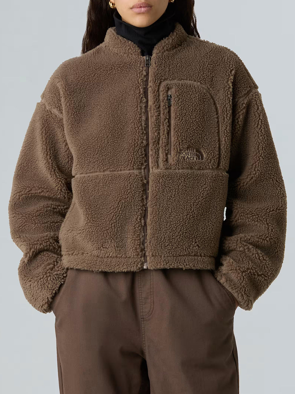 Giubbino The North Face Pile Extreme da Donna - Marrone