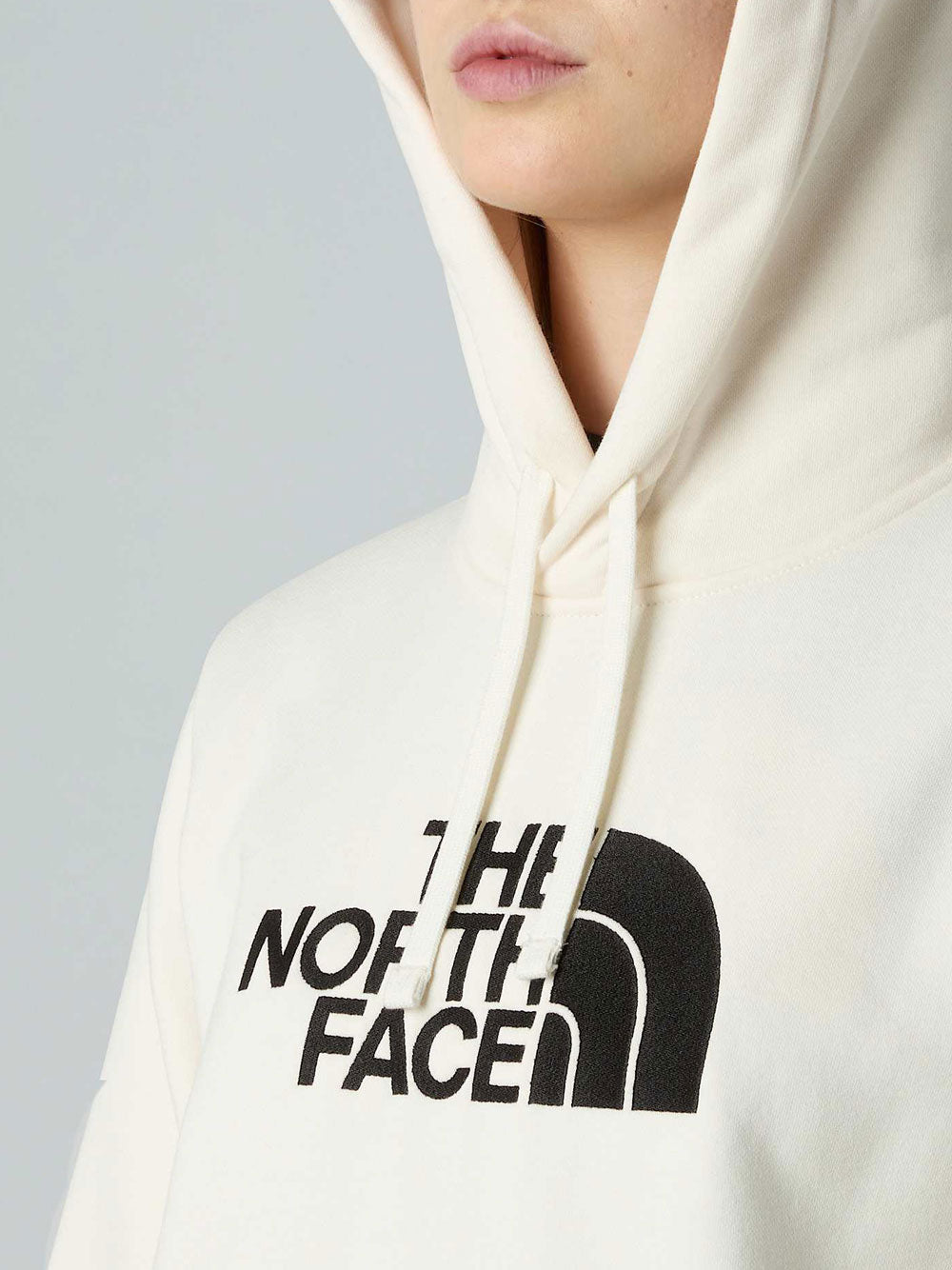 Felpa Cappuccio The North Face Drew Peak da Donna - Bianco