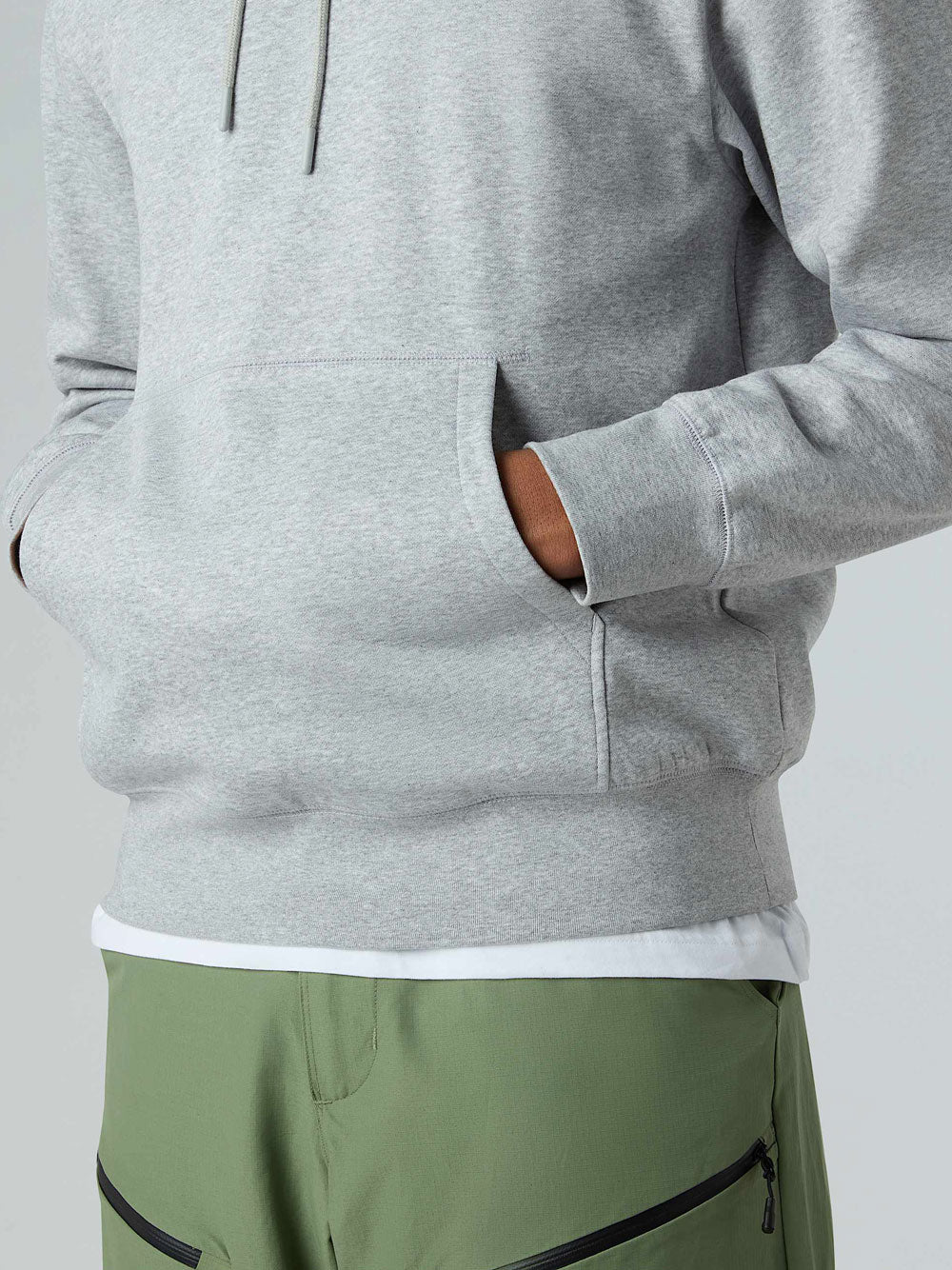 Felpa Cappuccio The North Face Relaxed da Uomo - Grigio
