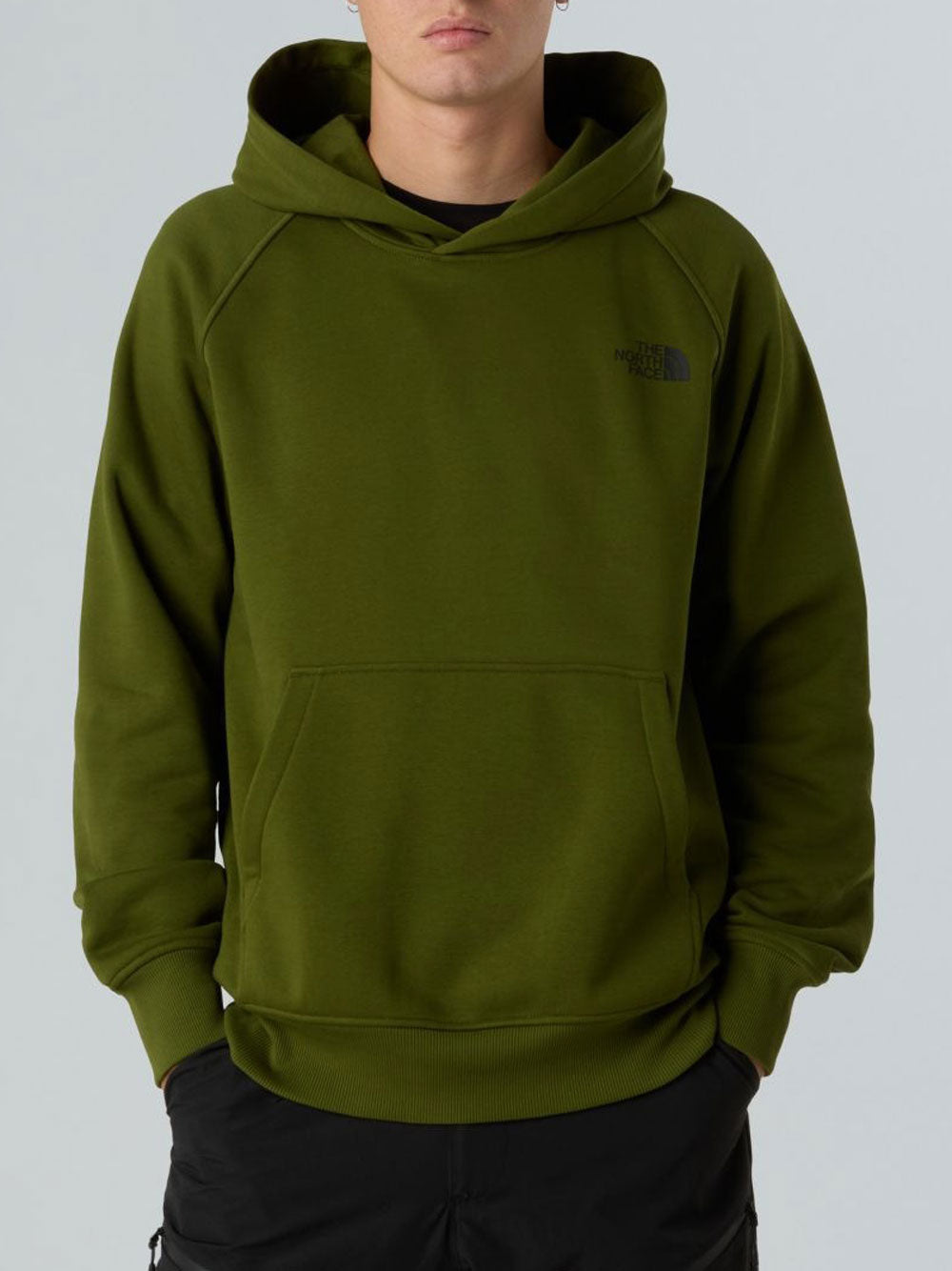 Felpa Cappuccio The North Face da Uomo - Verde