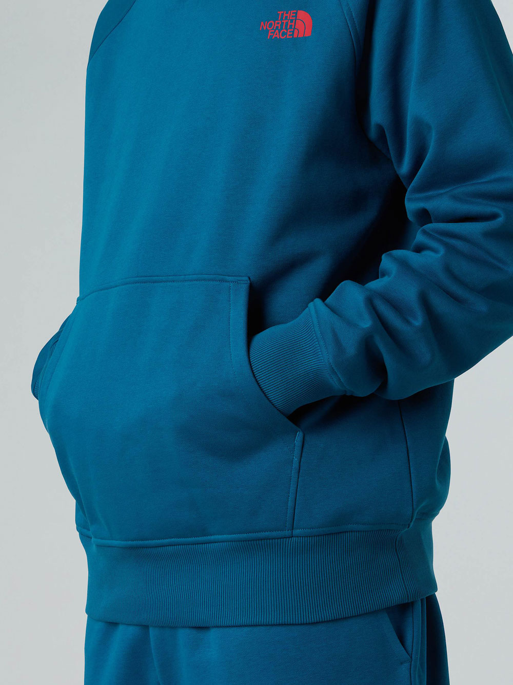 Felpa Cappuccio The North Face da Uomo - Blu