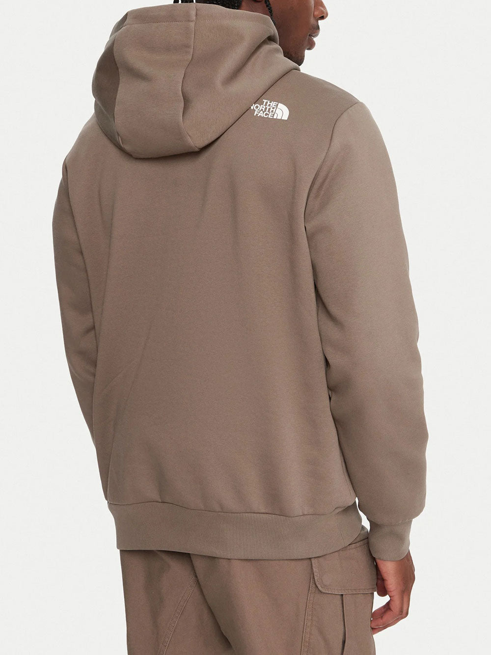 Felpa Cappuccio The North Face da Uomo - Marrone