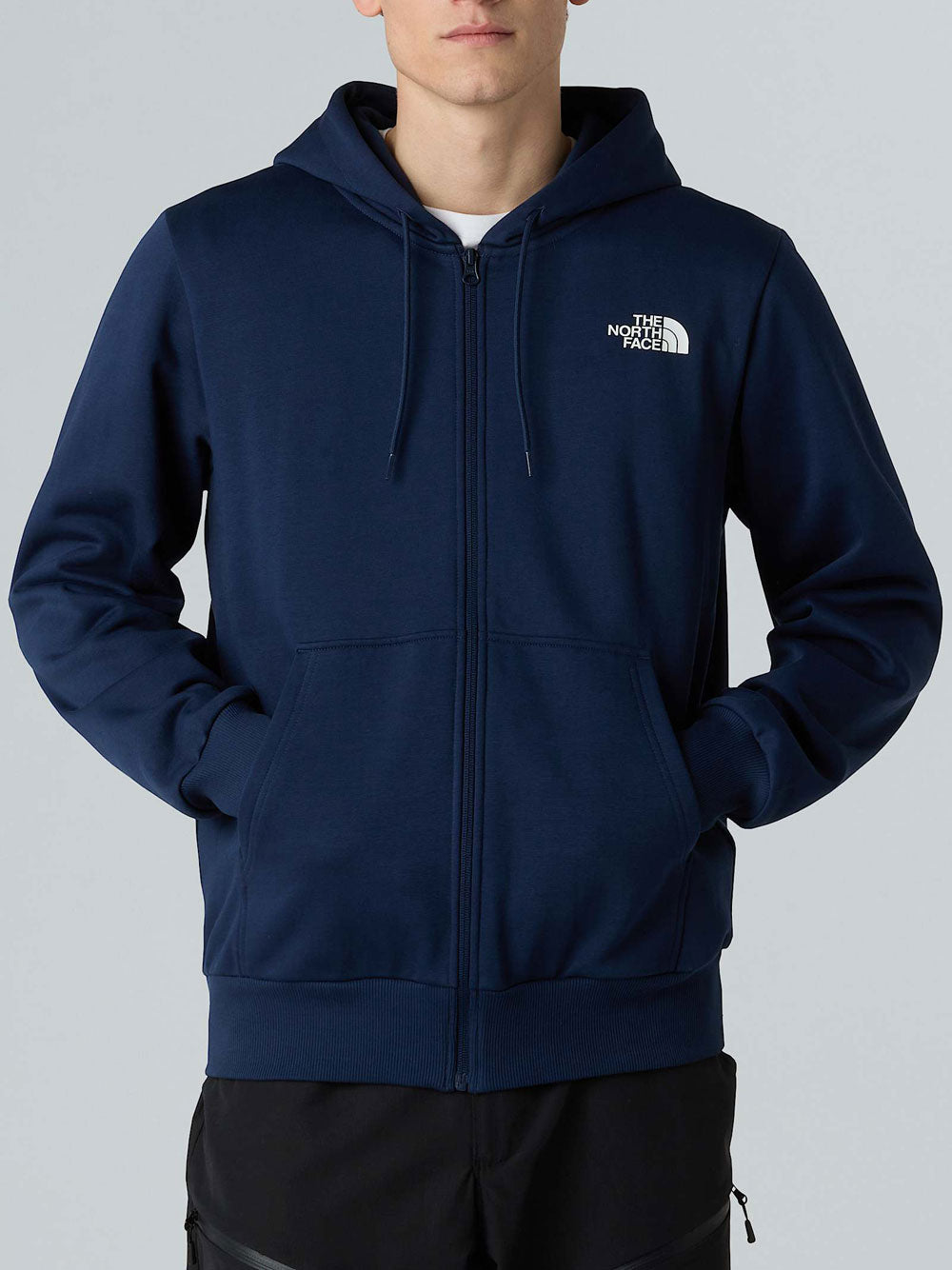 Felpa Zip The North Face Simple Dome da Uomo - Blu
