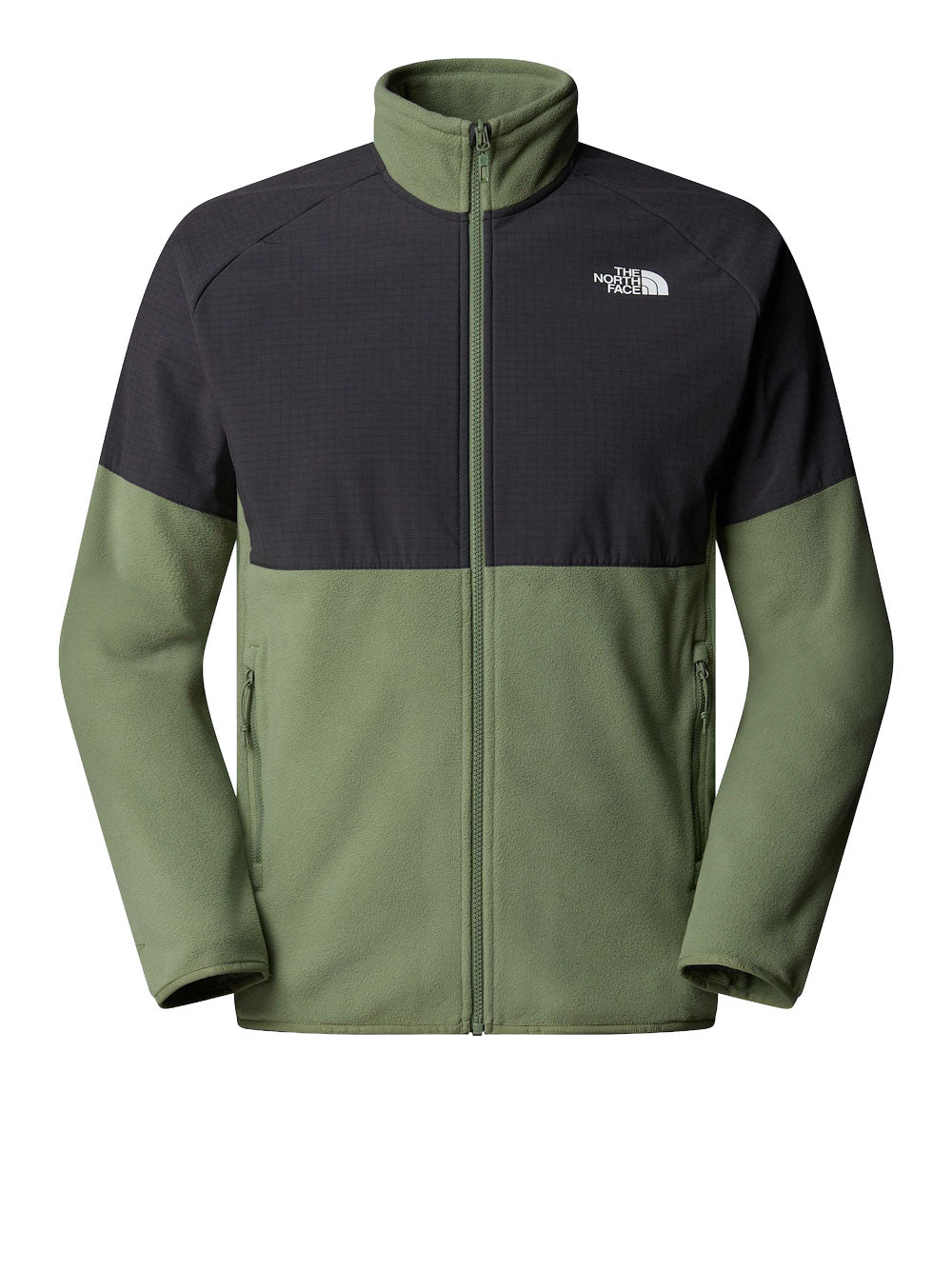 Giubbino The North Face pile Glacier da Uomo - Nero Verde