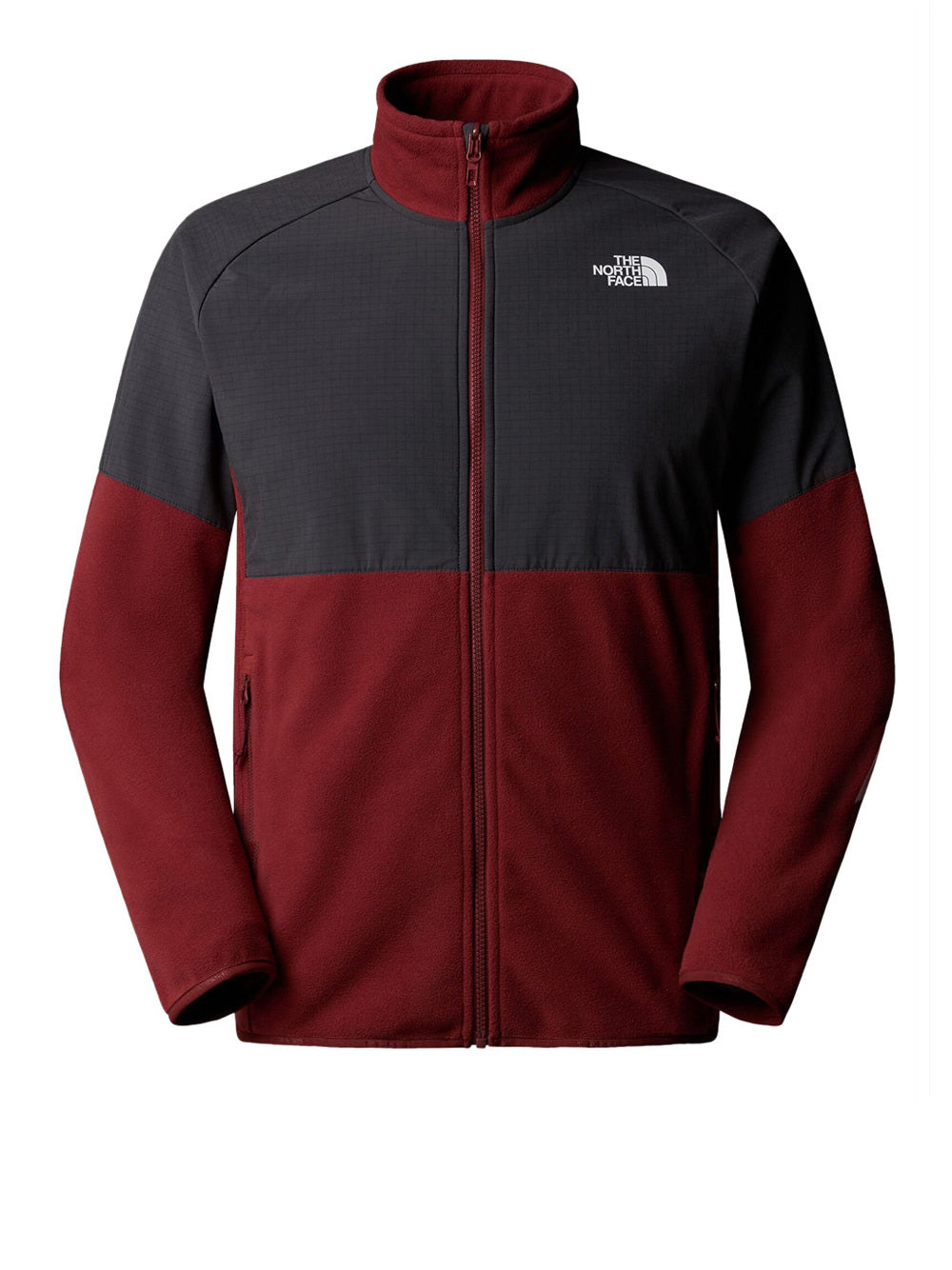 Giubbino The North Face Pile Glacier da Uomo - Bordeaux