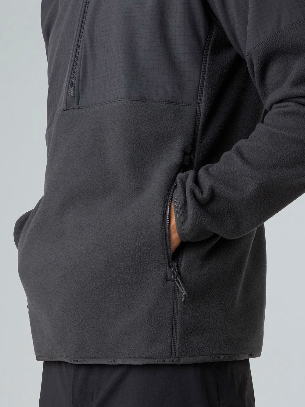Felpa The North Face Pile Glacier da Uomo - Nero