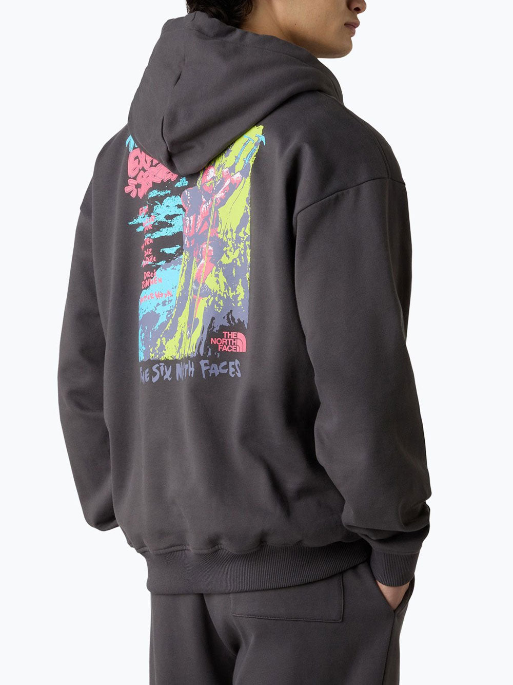 Felpa Cappuccio The North Face da Uomo - Grigio