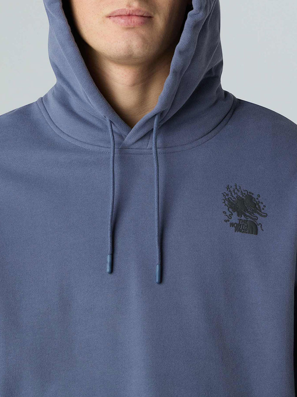 Felpa Cappuccio The North Face Powder Days da Uomo - Viola