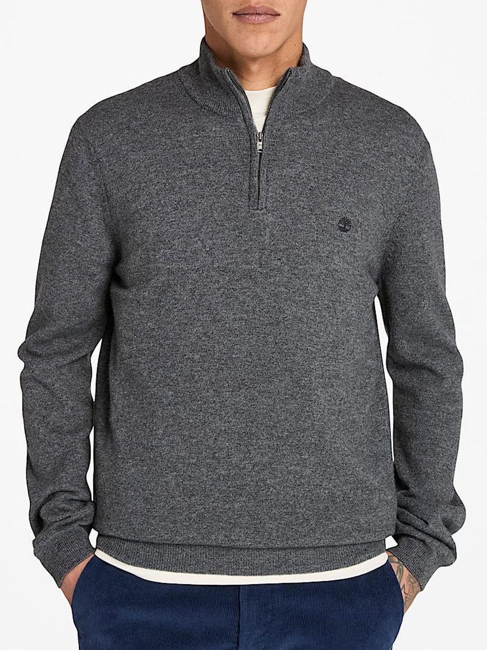 Pullover Timberland da Uomo - Grigio
