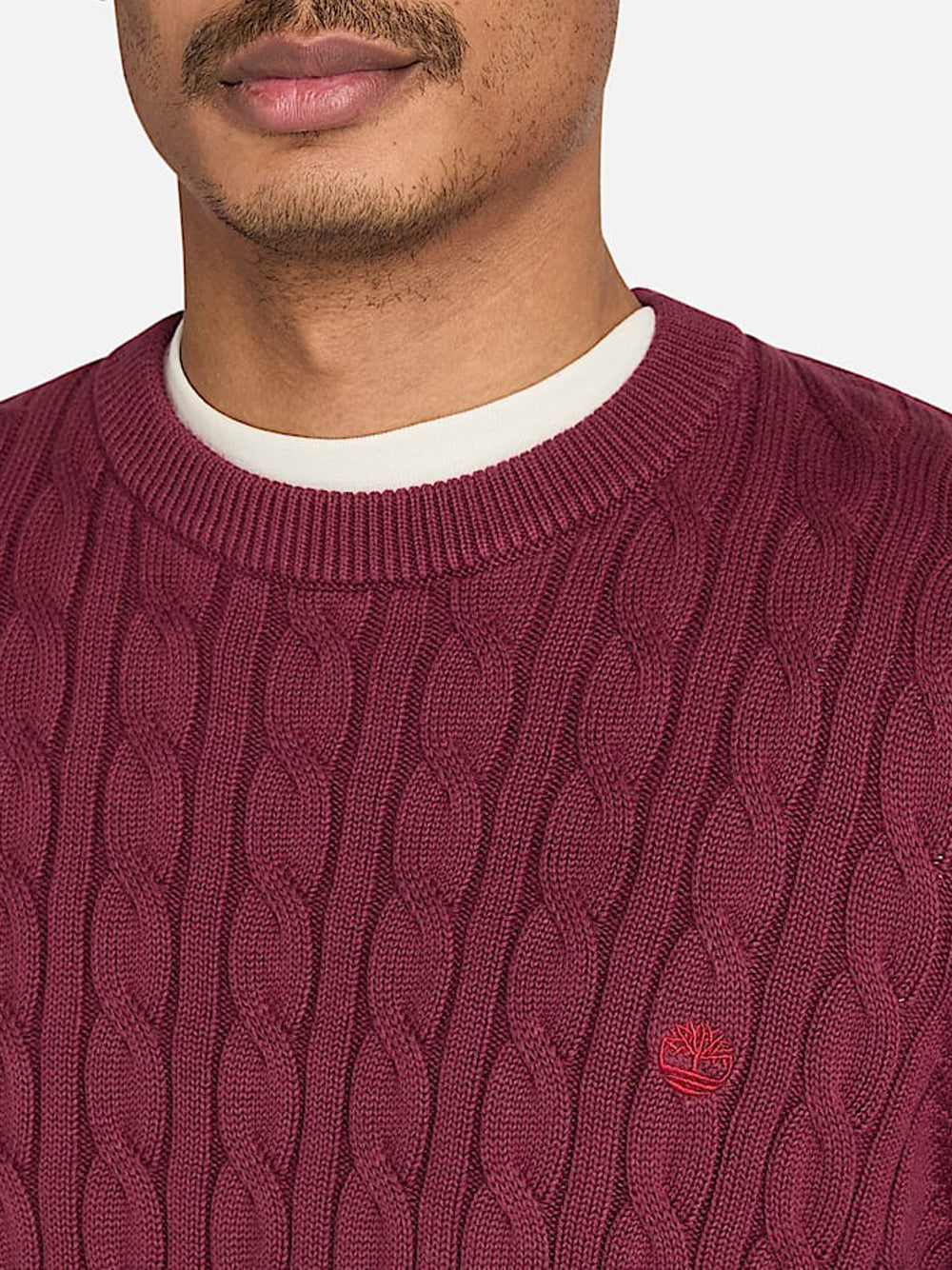 Pullover Timberland da Uomo - Bordeaux