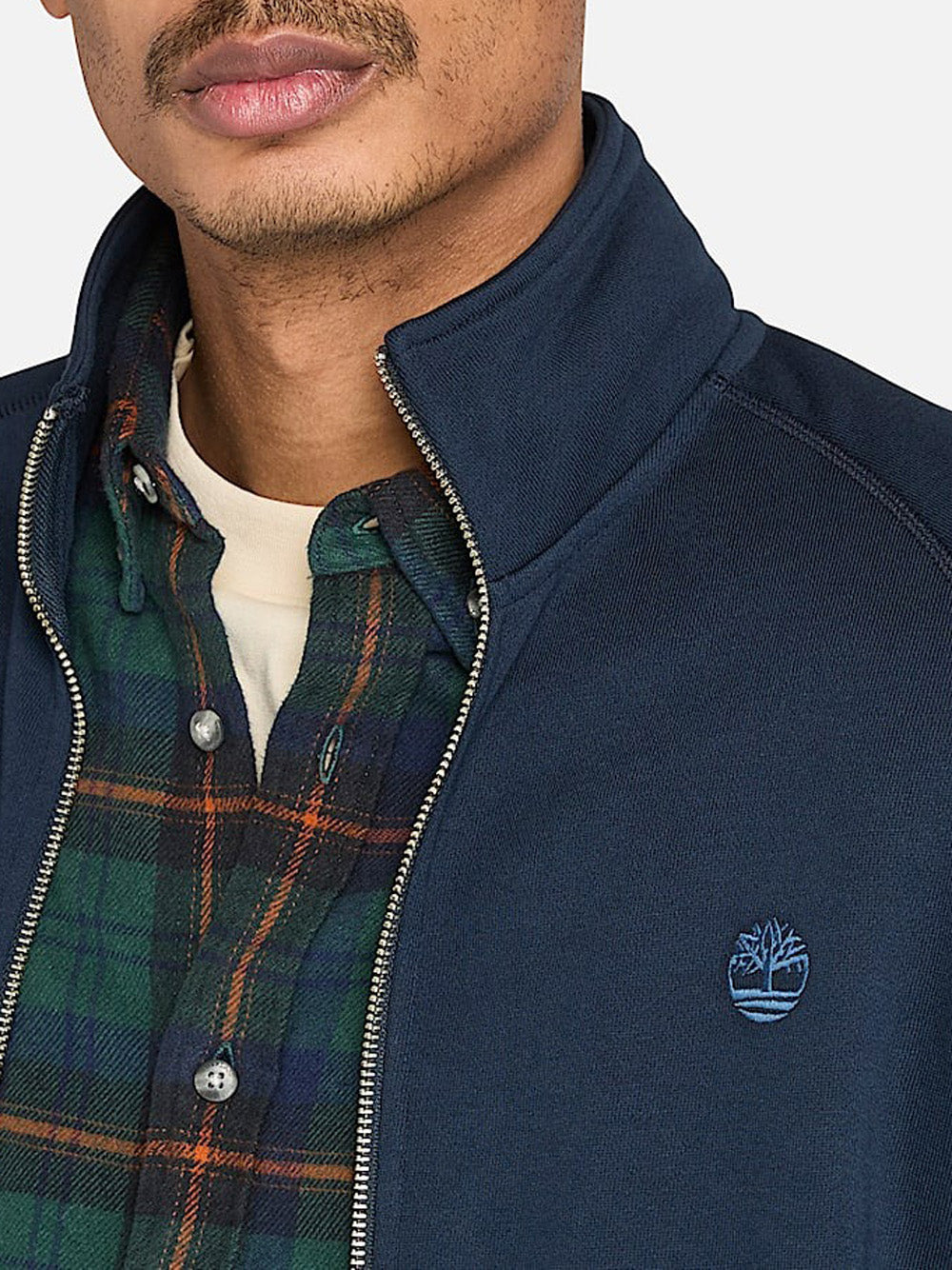 Felpa Zip Timberland da Uomo - Blu