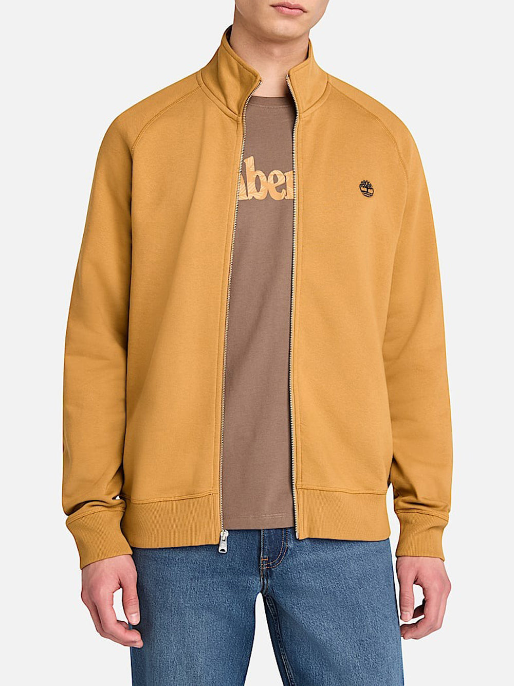 Felpa Zip Timberland da Uomo - Giallo