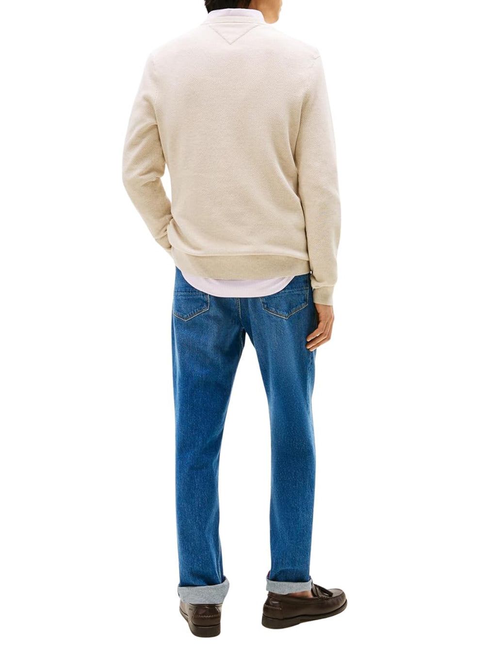 Tommy Hilfiger Pullover Uomo Mod. MW0MW36347 HGF Beige