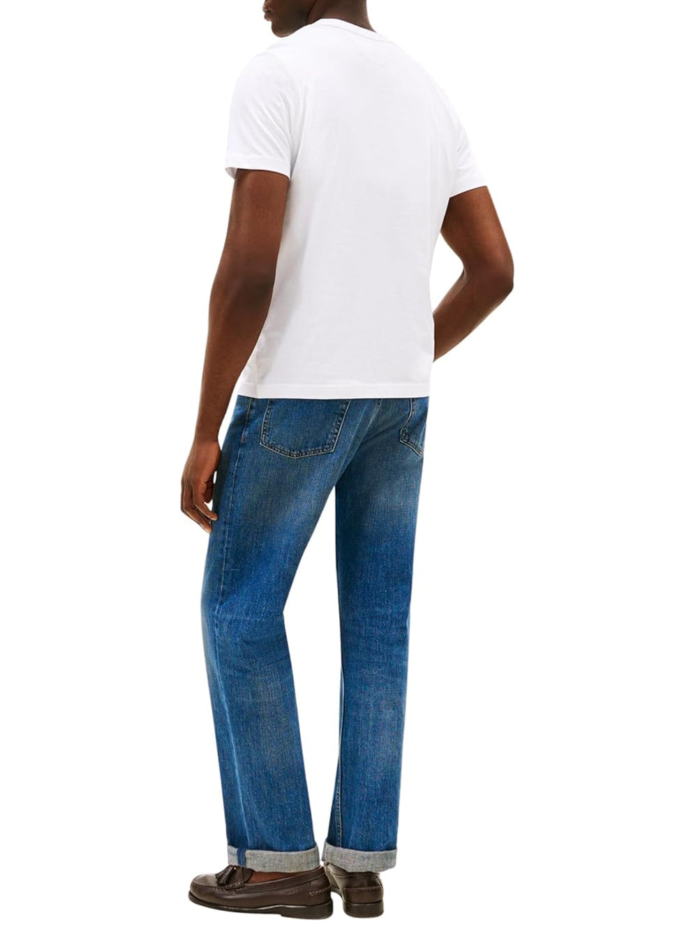 Tommy Hilfiger T-shirt Uomo Mod. MW0MW39355 YBR Bianco